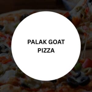 Palak Goat Pizza