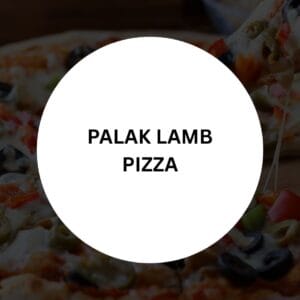 Palak Lamb Pizza